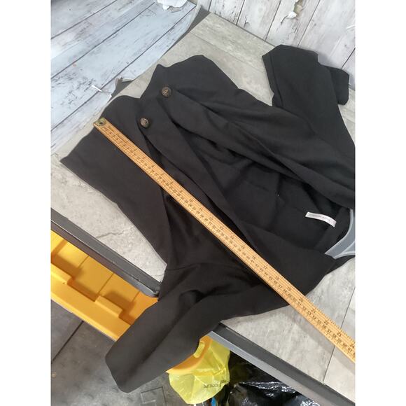 Love Republic Black Asymmetrical Blazer Jacket Sleeves Small Women’s - Picture 5 of 5